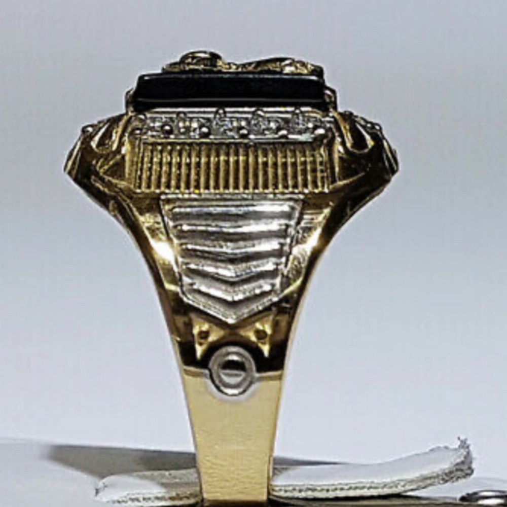 NWT Eagle Two Tone 925 Silver Rings for Men’s - Picture 3 of 4